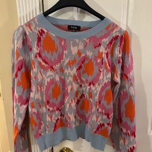 Fate Women's Vibrant Patterned Sweater